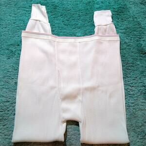 Vintage Unbranded Long Underwear Pants 50/50 Mens 5XL 58-60 USA Red White Blue